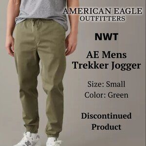 AE Mens Green Trekker Jogger - NWT - Size Small